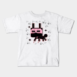 RabbitZaa #007 Lady Ninja Kids T-Shirt